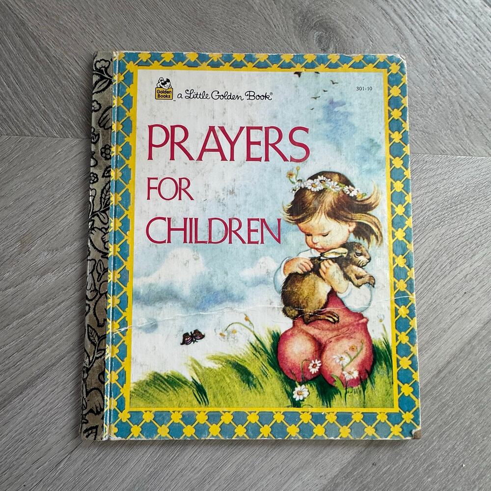 Eloise Wilkin Prayers for Children Vintage Little Golden Book  1974